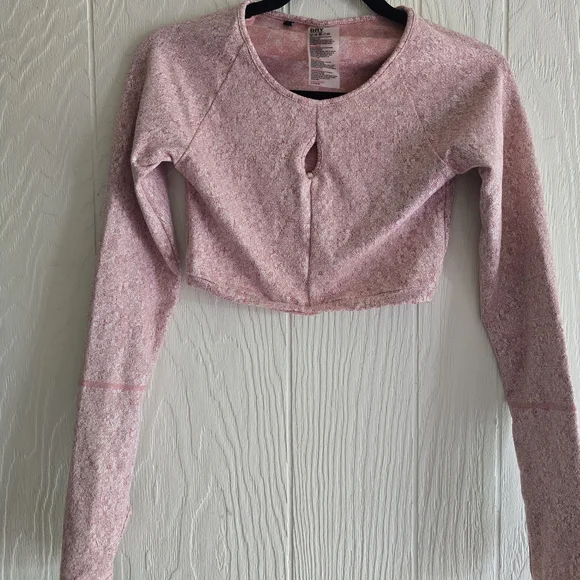 Gymshark Long Sleeve Crop Top Sz S - Picture 2 of 6